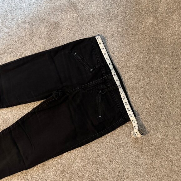 Joe's Jeans Black Zipper Skinny Ankle Jeans Jeggings Sz 29 (31x27) - Picture 13 of 15